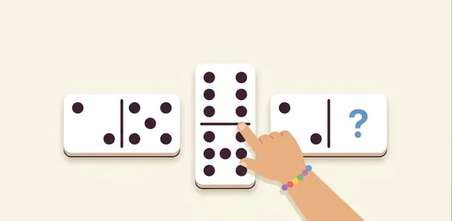 Domino puzzle: continue the sequence