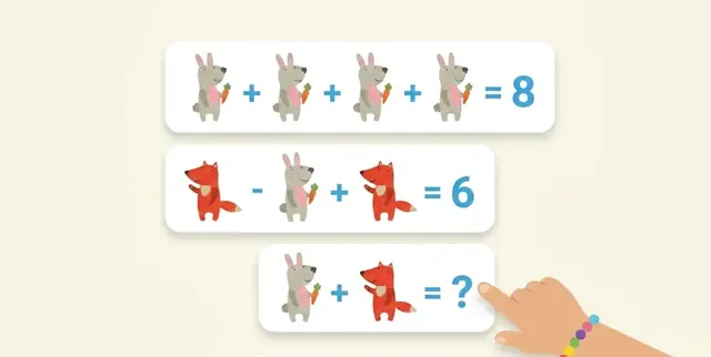 A puzzle with hares and foxes