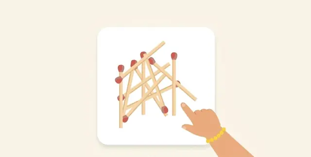How many matchsticks are in the picture